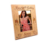 Personalised Portrait Birthday Photo Frame Gift 13th, 16th, 18th, 21st, 30th, 40th, 50th, 60th, 70th, 80th, 90th, 100 - ukgiftstoreonline